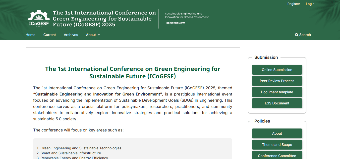 ICoGESF 2025 screenshot 2
