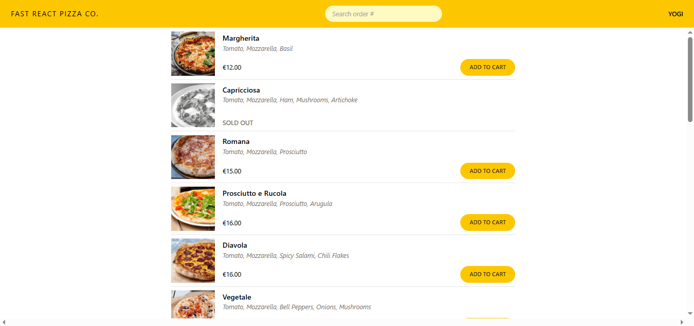 Pizza App screenshot 2