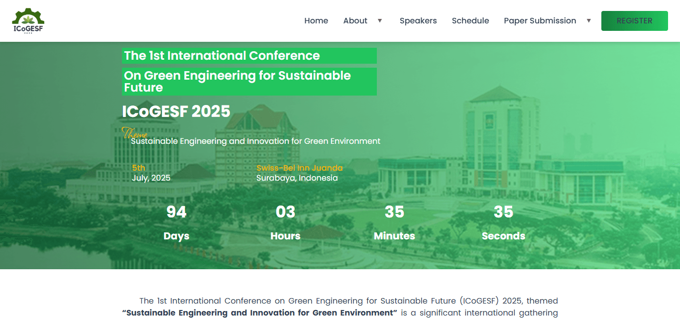 ICoGESF 2025 preview
